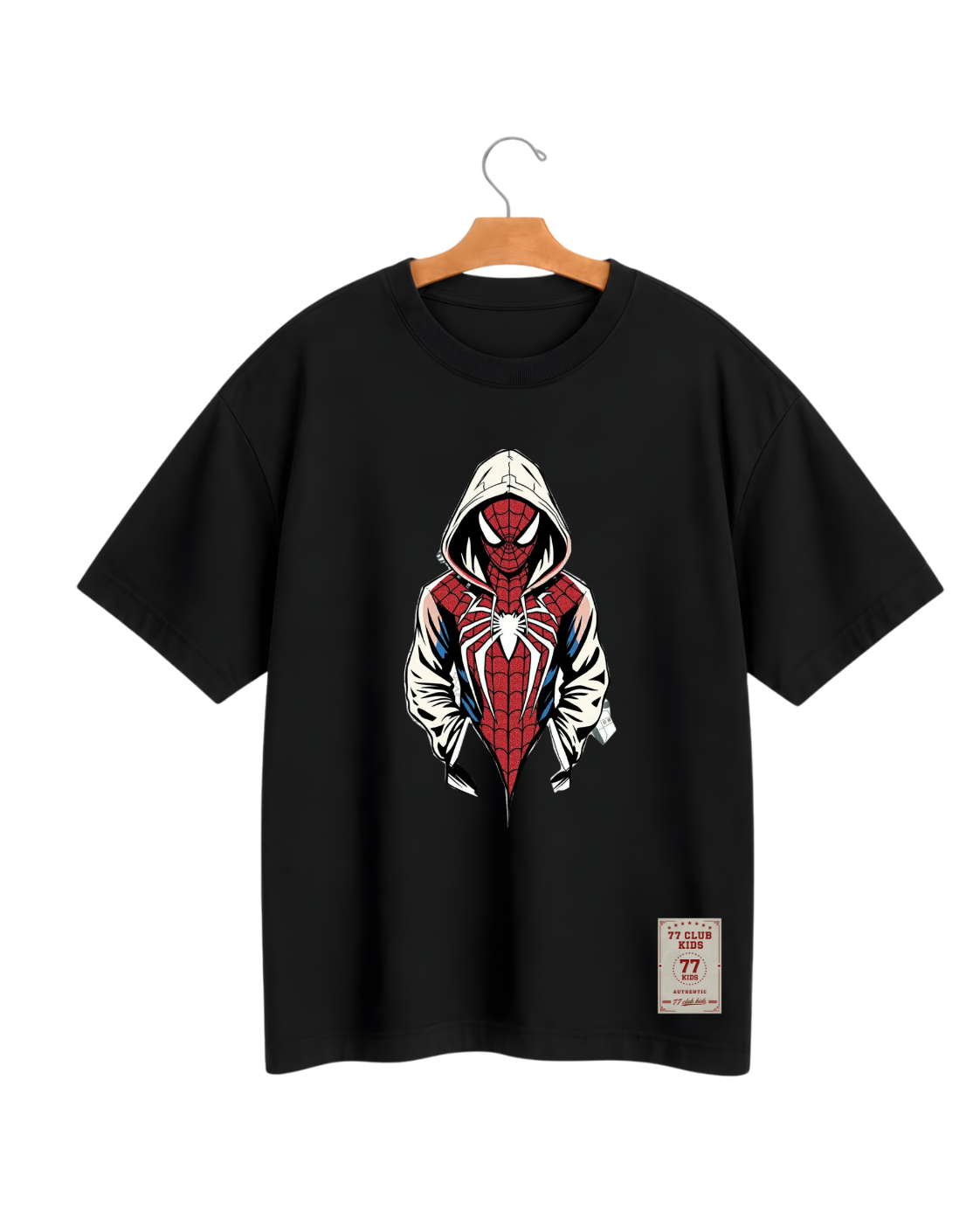 Camiseta Oversized aranha jaqueta