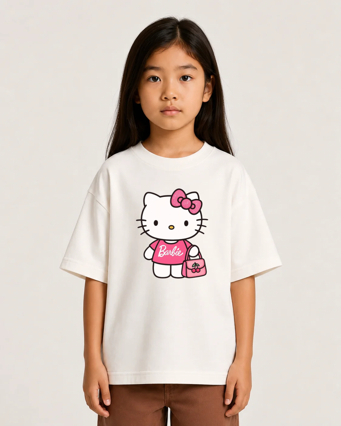 Camiseta feminina hello kitty