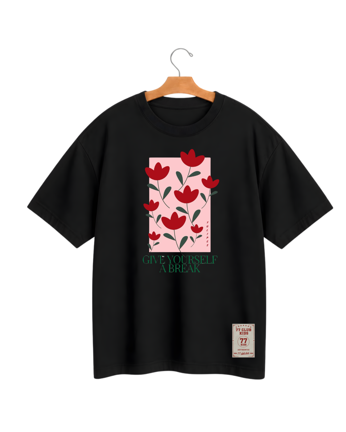 Camiseta feminina Rosas