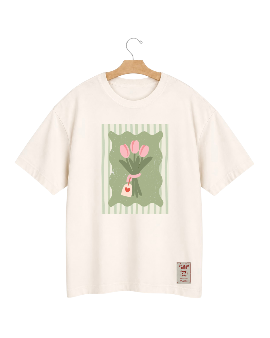 Camiseta feminina Buquê