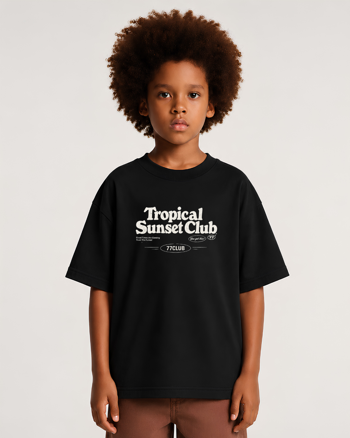 Camiseta Oversized Tropical
