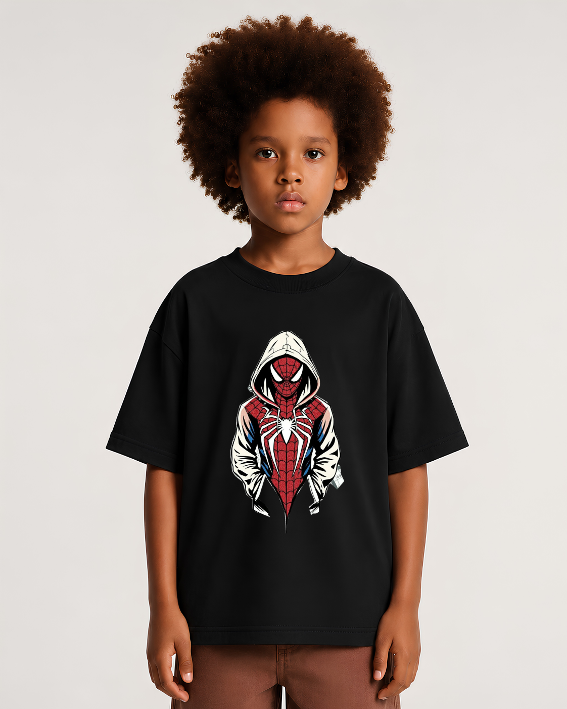 Camiseta Oversized aranha jaqueta