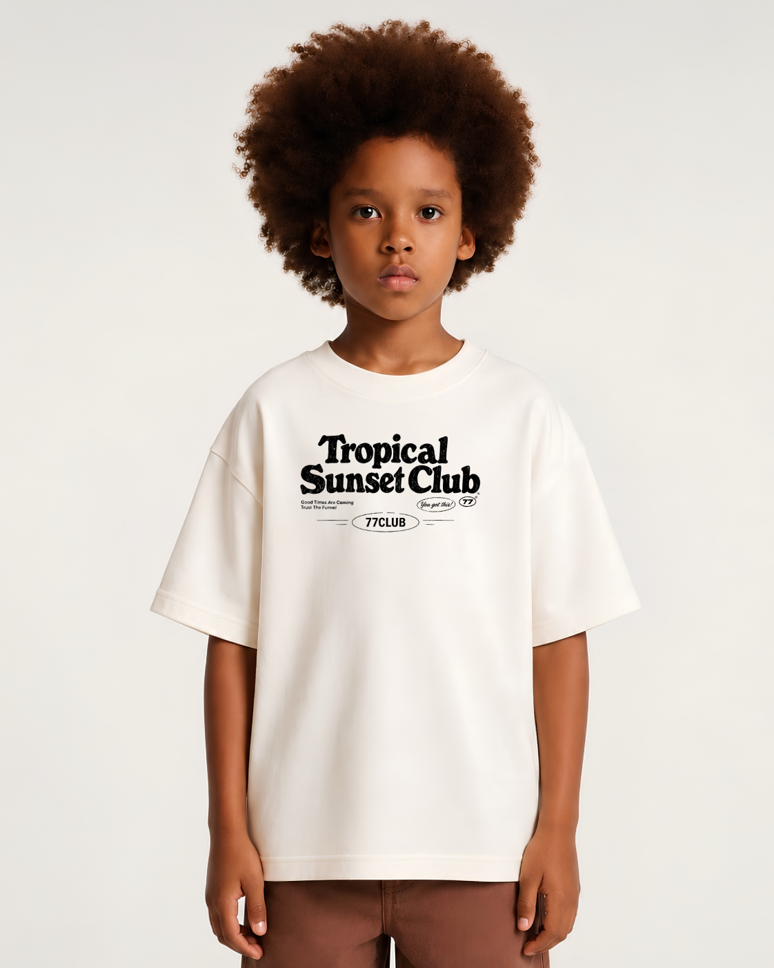 Camiseta Oversized Tropical