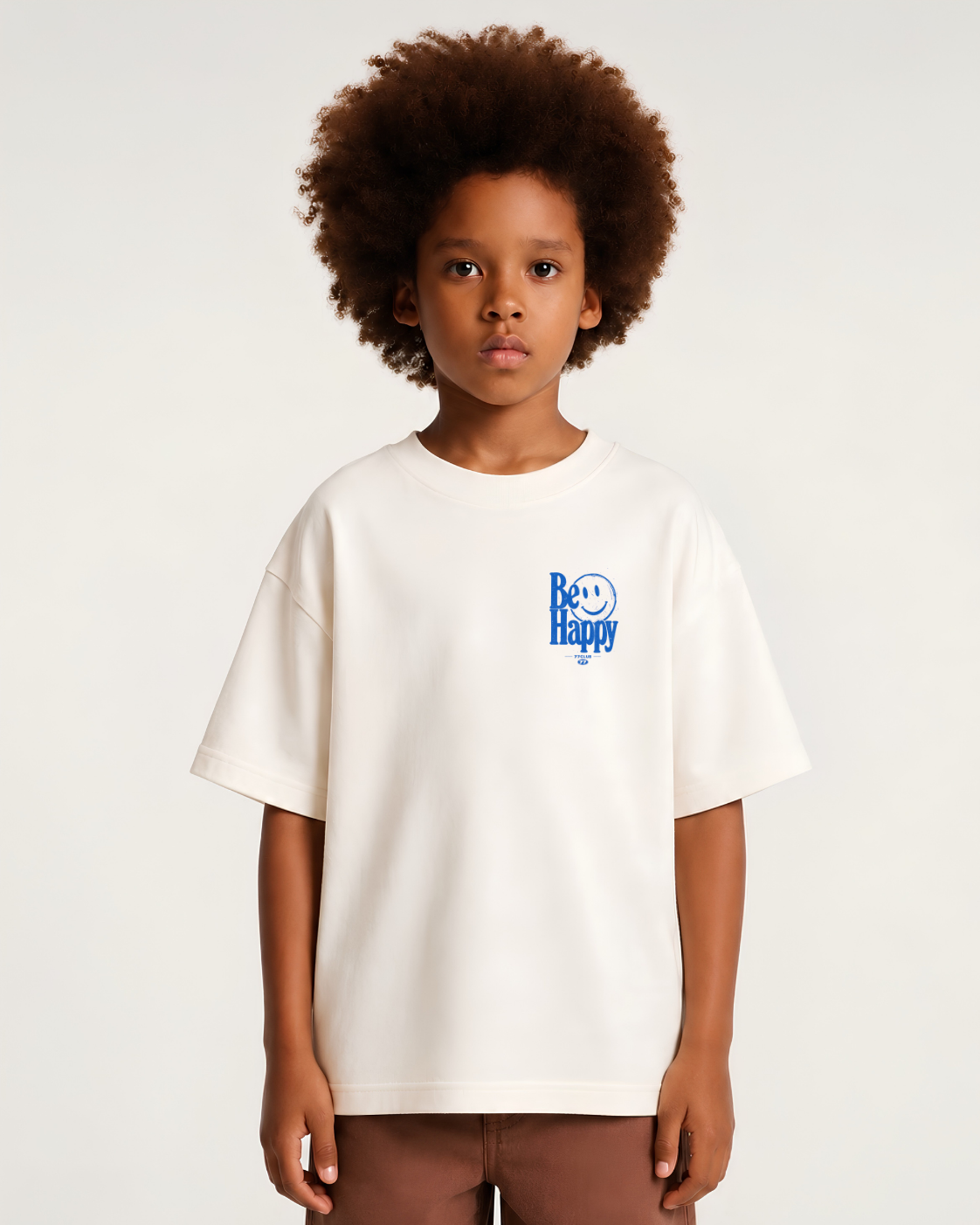 Camiseta Oversized Be Happy