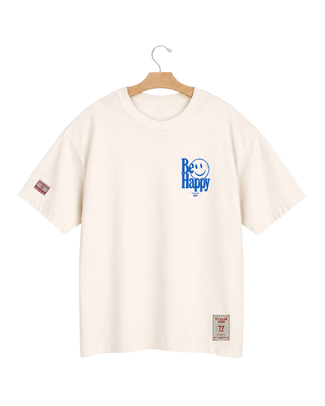 Camiseta Oversized Be Happy