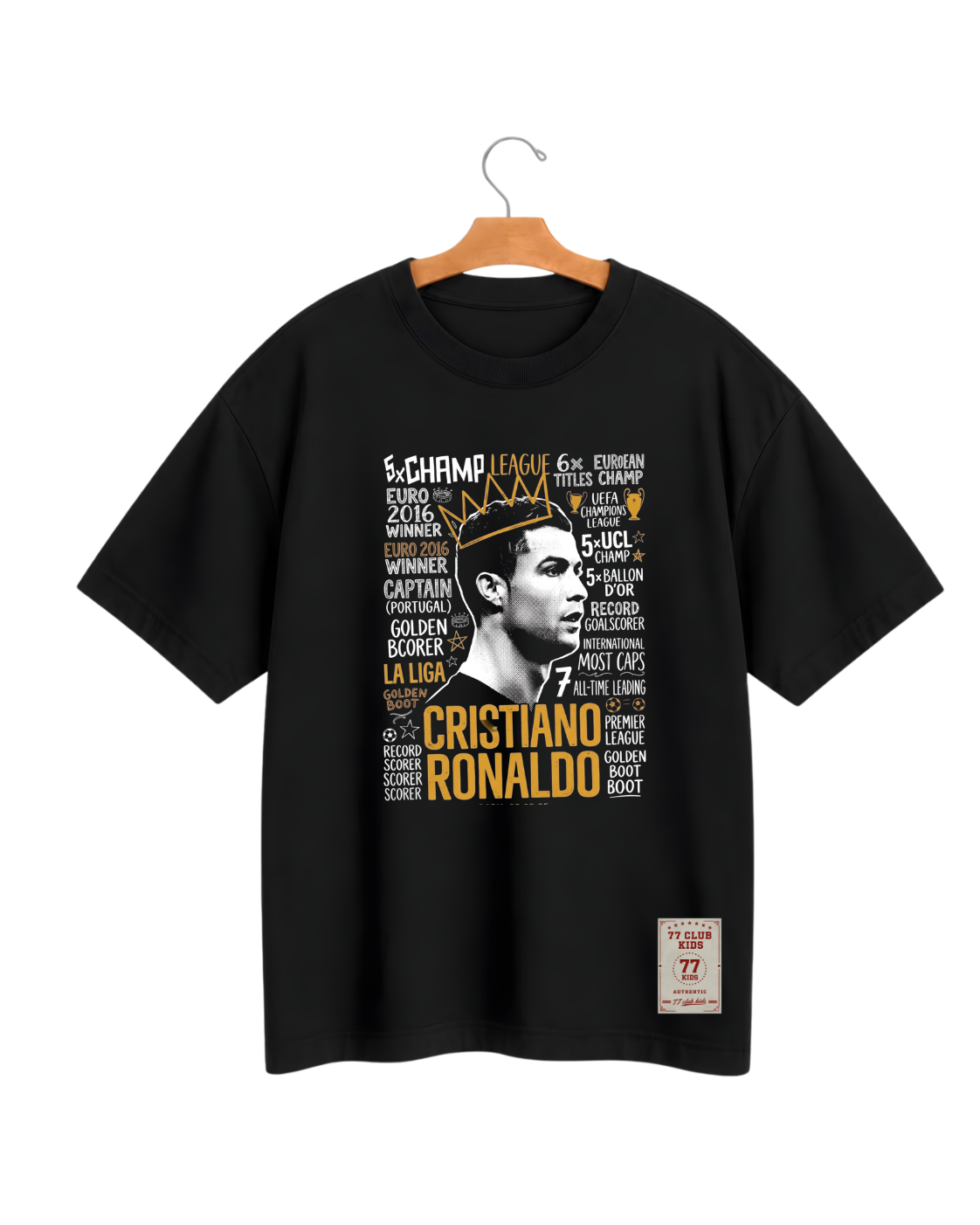 Camiseta Oversized Rei CR7