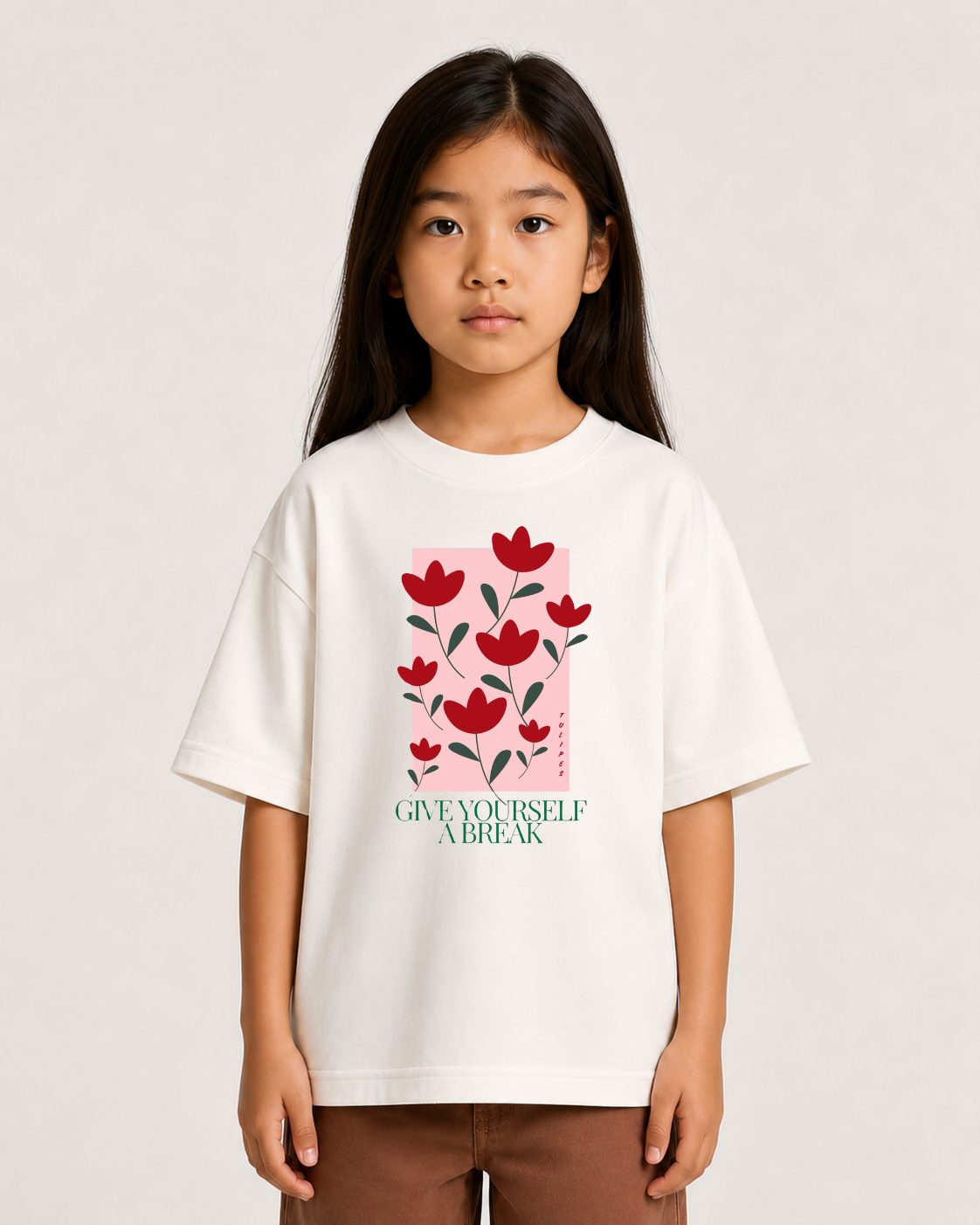 Camiseta feminina Rosas