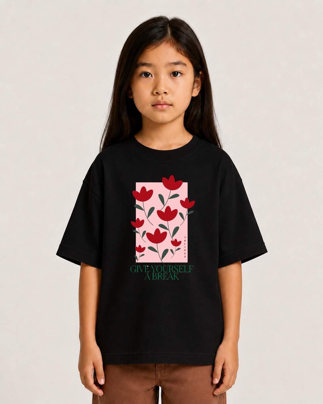 Camiseta feminina Rosas