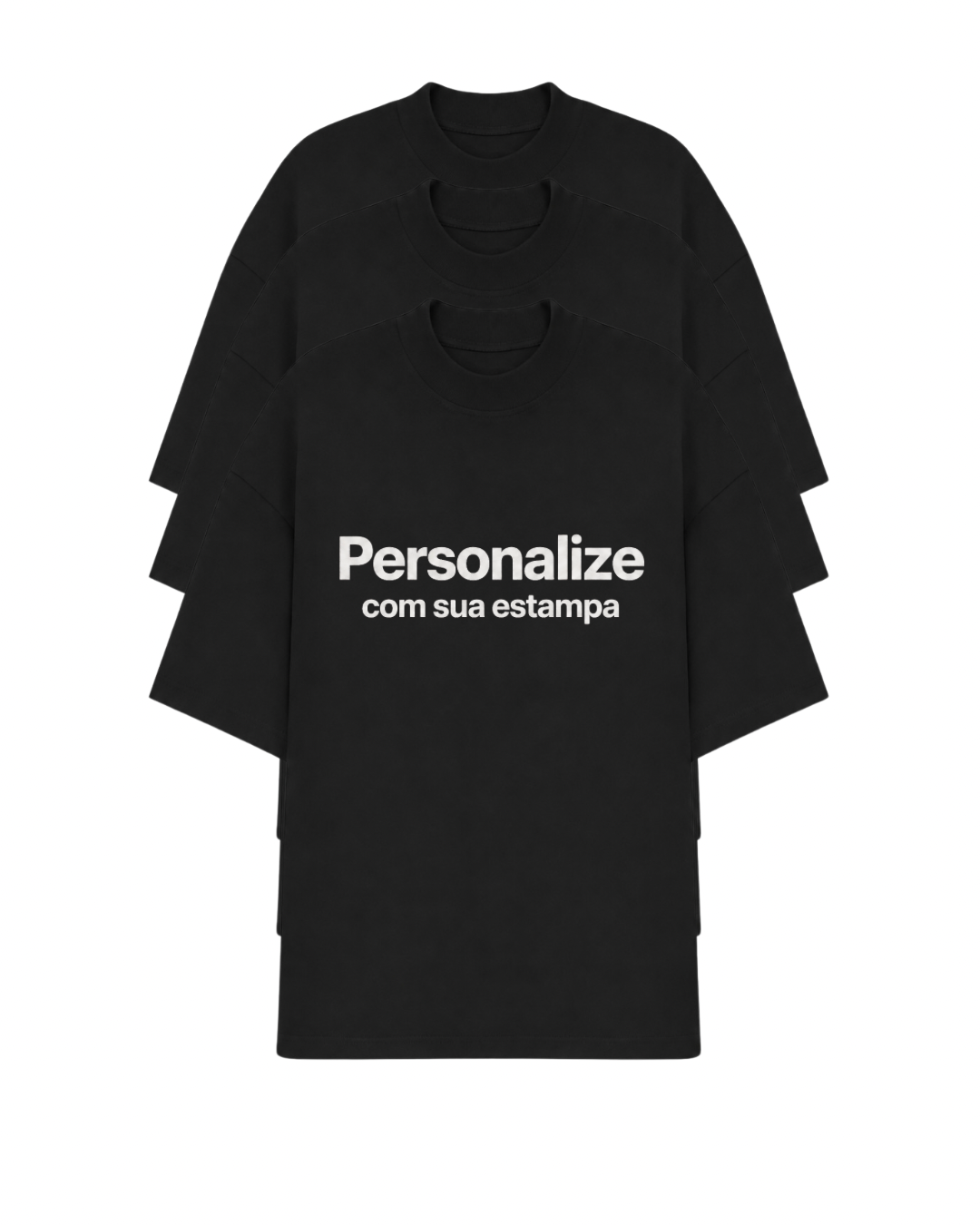 Oversized - Kit 3 Personalizada