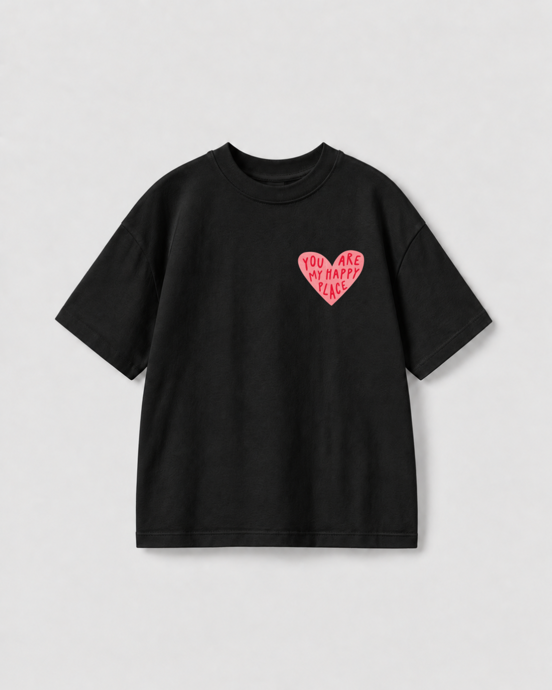Camiseta feminina coração